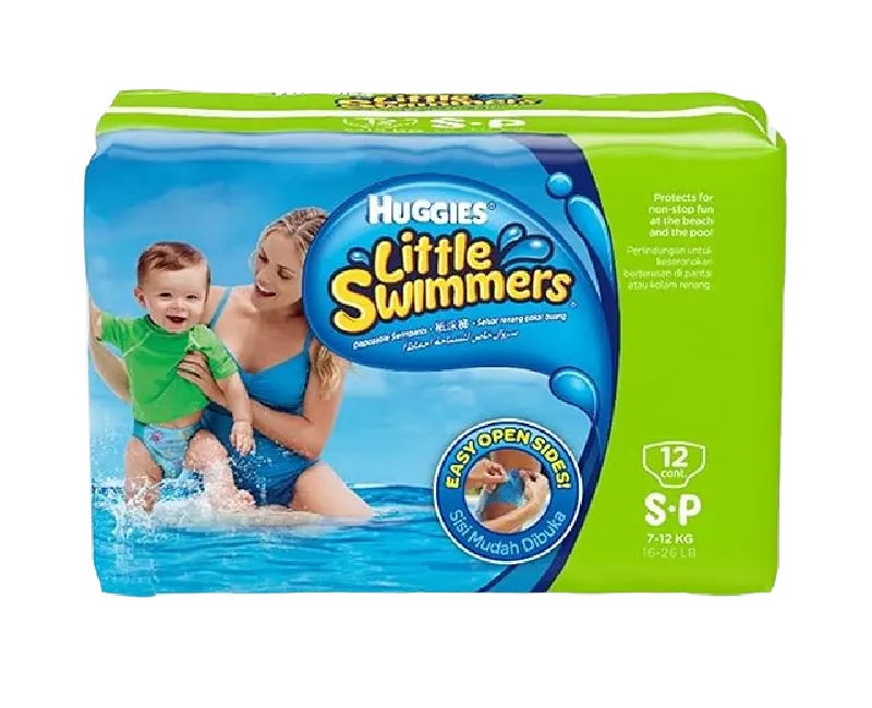 بامبرز سباحة من هاجيز مقاس صغير 12 قطعة