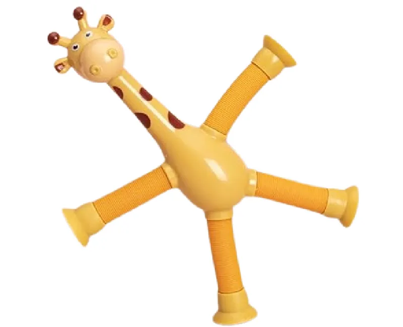 زرافة بقاعدة لاصقة (اصفر)