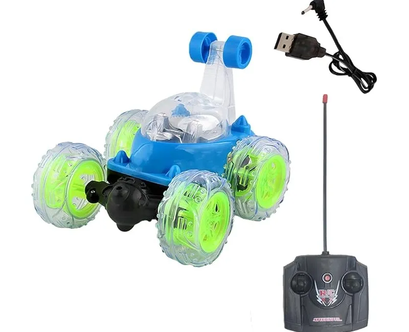 سيارة تويستر بهلوانية مع  جهاز تحكم (أزرق)