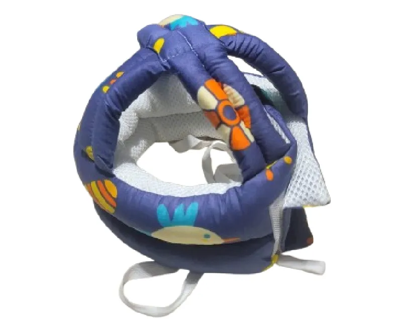 واقي حماية لرأس الطفل علي شكل أسماك(كحلي)