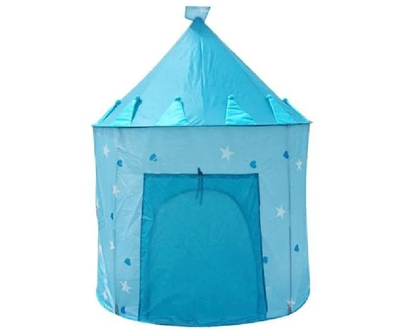 خيمة أطفال بشكل قصر 105×135سم (أزرق)
