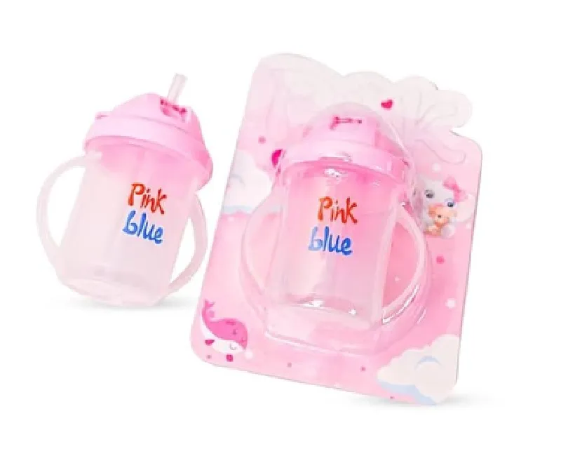 كوب بشفاطة بلاستيك ( بينك )