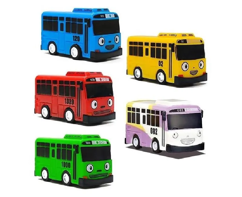 اتوبيسات سحب 5 قطع متعددة الالوان