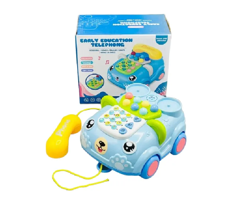 هاتف كلاسيك بحبل - ازرق