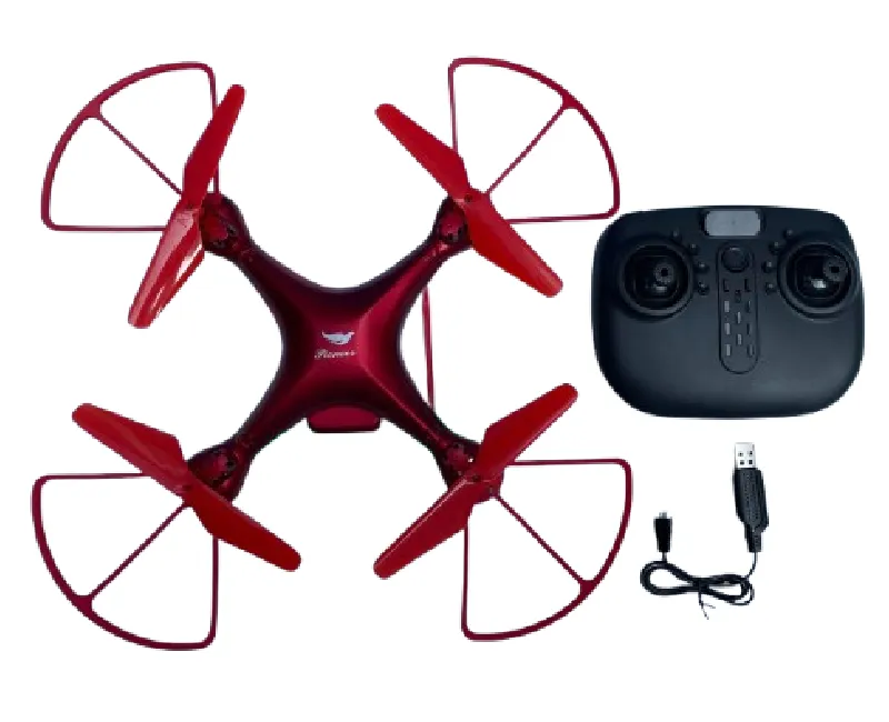 طيارة مروحية رباعية -احمر