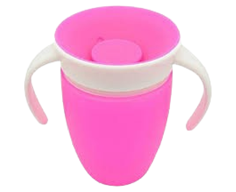 كوب مقاوم للانسكاب -بينك