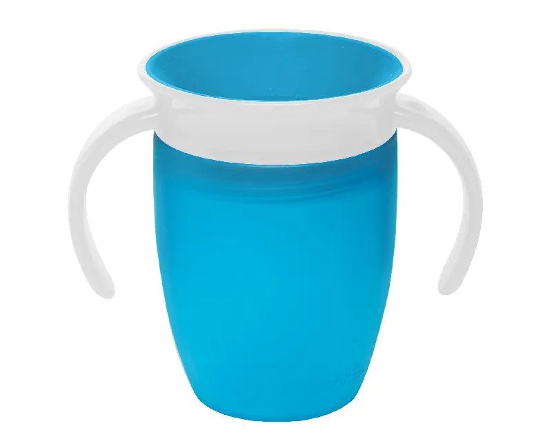 كوب بغطاء سيليكون مقاوم للانسكاب- ازرق
