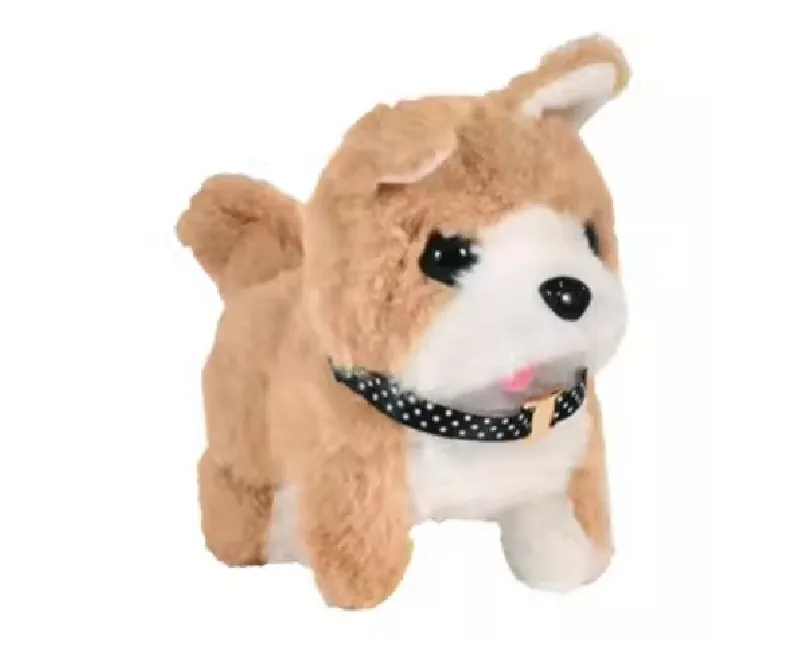 كلب فرو بحبل متحرك -بيج