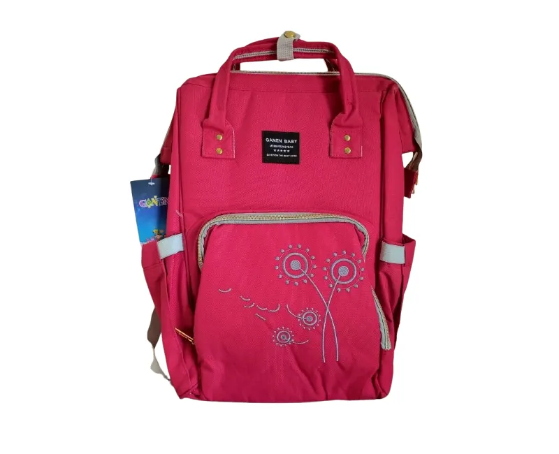شنطة الام لمستلزمات الاطفال -احمر