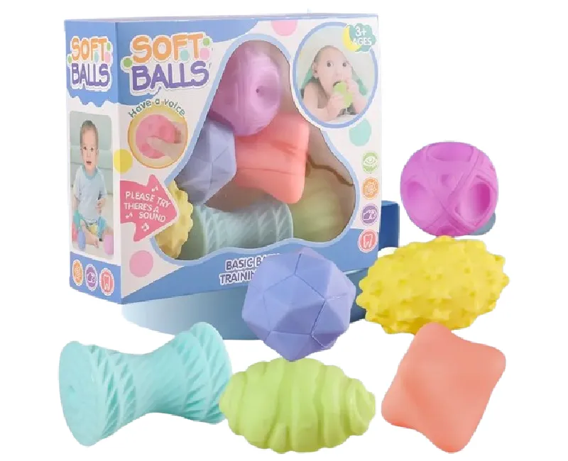 علبة كور سيليكون اشكال عشوائية - 6 قطع