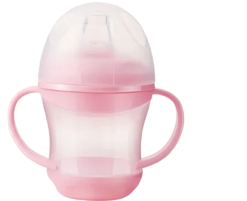كوب شرب مياه يشبه الببرونة لتعليم الاطفال  _ بينك