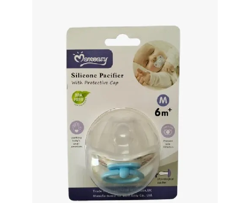 تاتينة سيليكون _سكاتة للاطفال _ لون لبنى