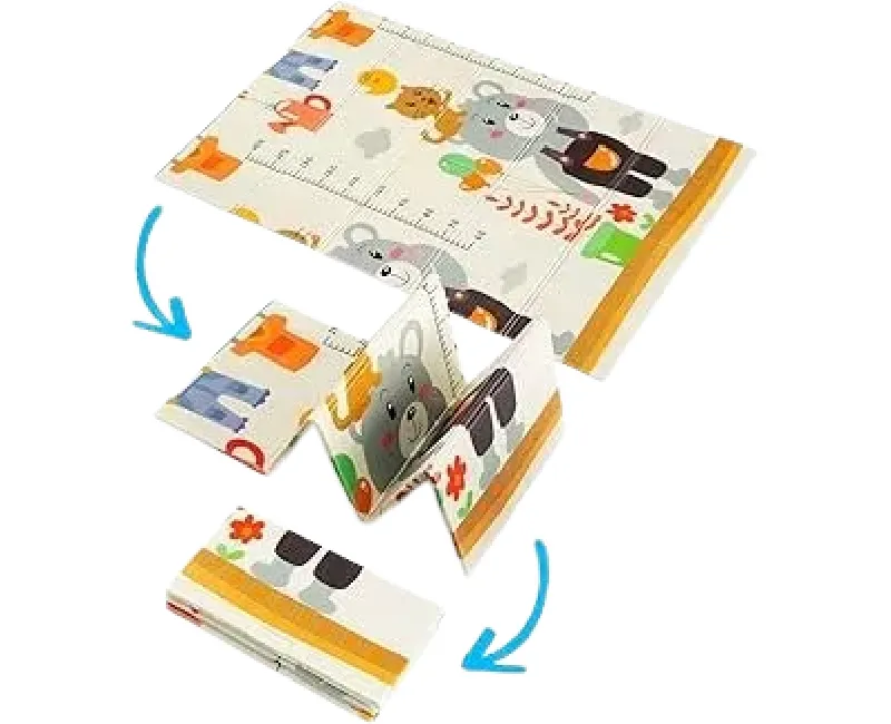 سجادة فوم للاطفال  جحم صغير مقاس 180*150 سم اشكال عشوائية