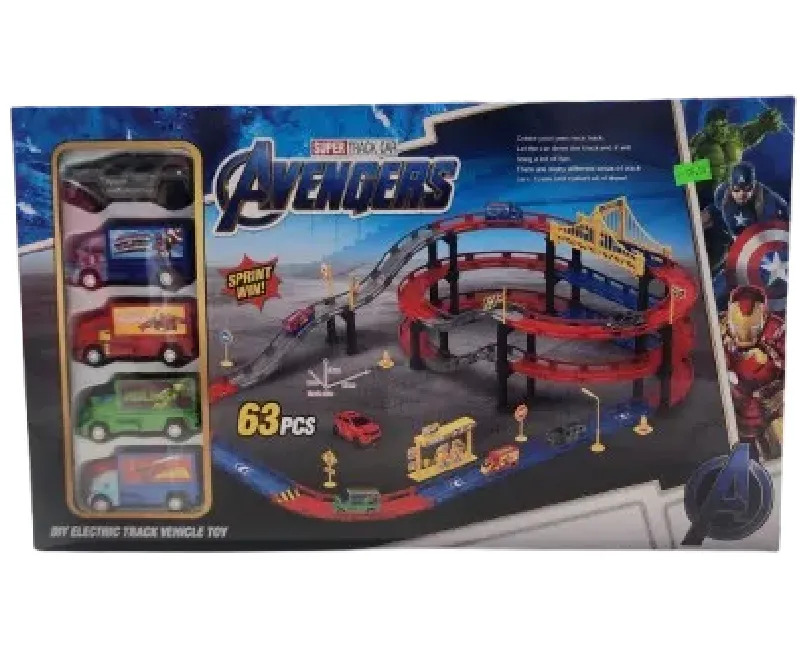 تراك سيارات 63 قطعة _ افنجرز