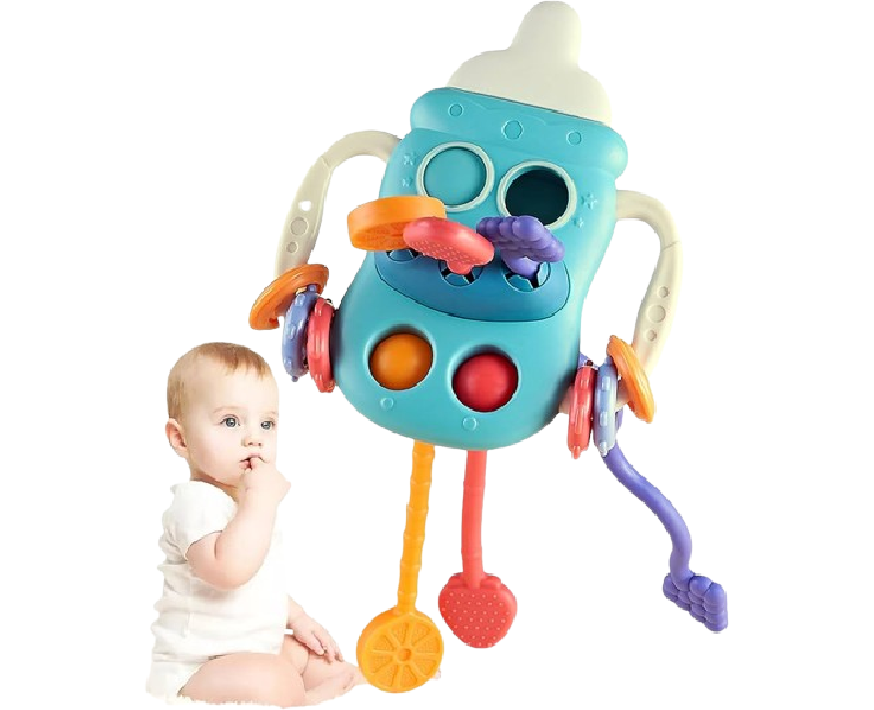 عضاضة ببرونة شخليلة سيليكون 5*1-منت اخضر