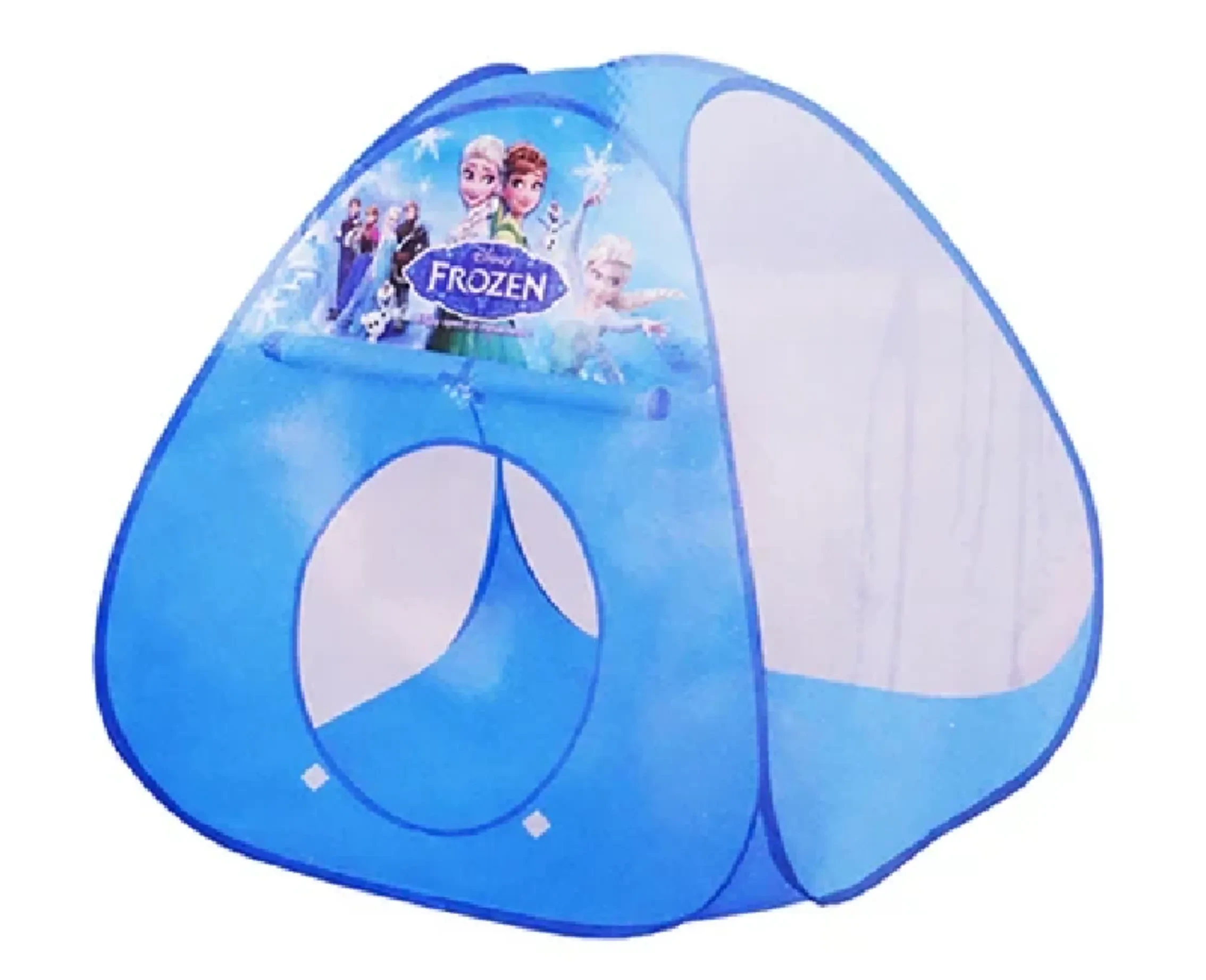 خيمة وبيت كور اطفال بشكل فروزين 90×90سم مع 50 كرة (ازرق)