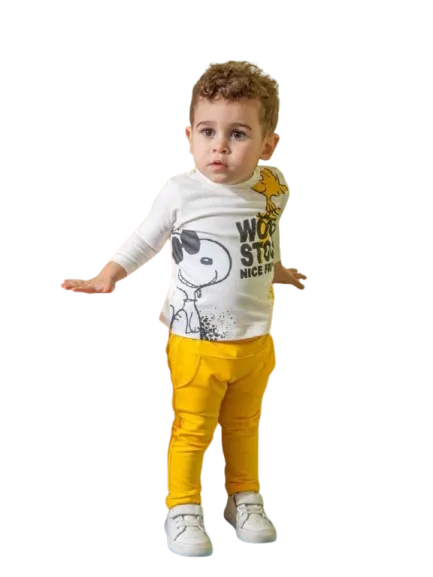 ترنج ولادي بنطلون وتي شيرت *85