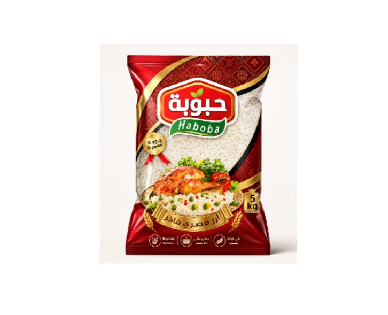 "رز مصرى ابيض-  5 كجم"حبوبة